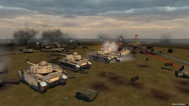 Massive Tank Battle - Fast Version (Company Of Heroes 2 Timelapse)