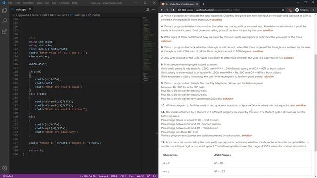 Solving "Lab" assignments | CPP for school | Flow of Control - how not to suck at C++ | ep 12 смотреть онлайн