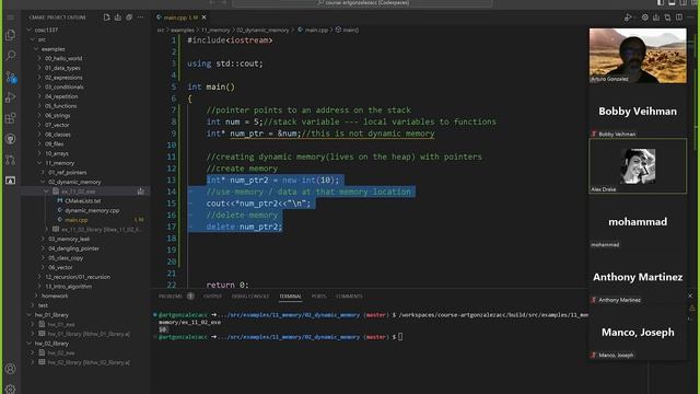 032123 COSC 1337 C++ Smart Pointers смотреть онлайн