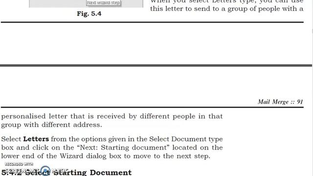 NIOS 10th Data Entry Chapter 5 Mail Merge Part- 1 смотреть онлайн
