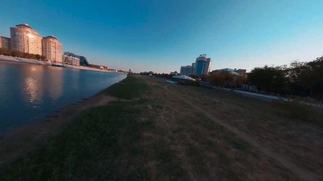 FPV Drone Flight In Atyrau. Видеосъемка на FPV дрон в Атырау.