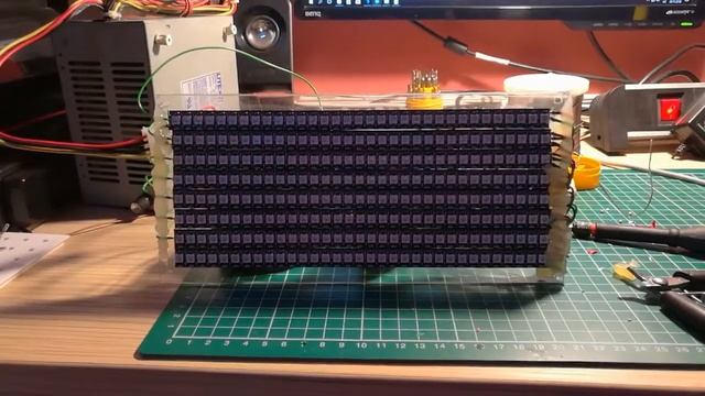 33x8 neopixel matrix display смотреть онлайн