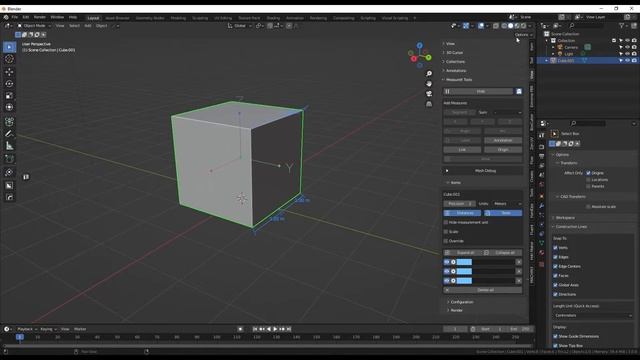Tutorial Komplit Measure It pada Blender - Agar mengukur Object menjadi lebih akurat dan presisi смотреть онлайн