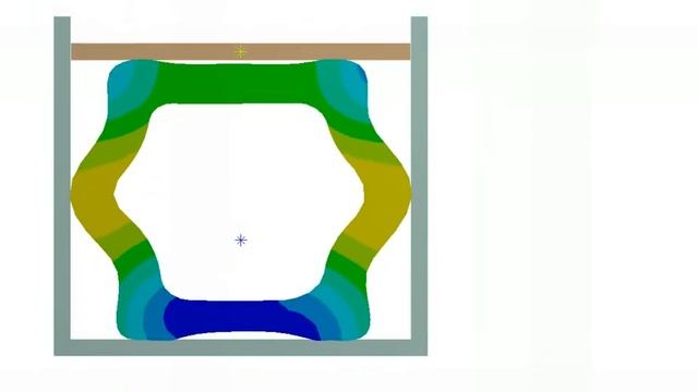 Pressured Rubber Damper - Ansys Transient смотреть онлайн