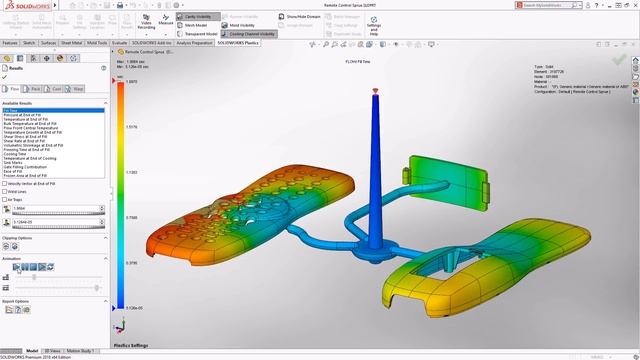 SOLIDWORKS Plastics Premium смотреть онлайн