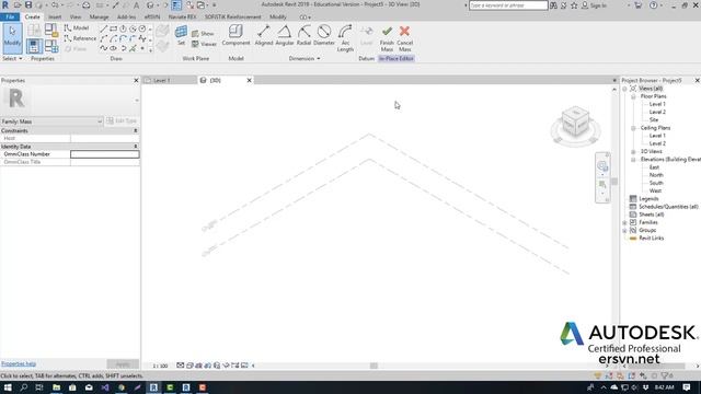 Revit - Conceptual Massing | Bài 4: Tạo Mass In Place смотреть онлайн