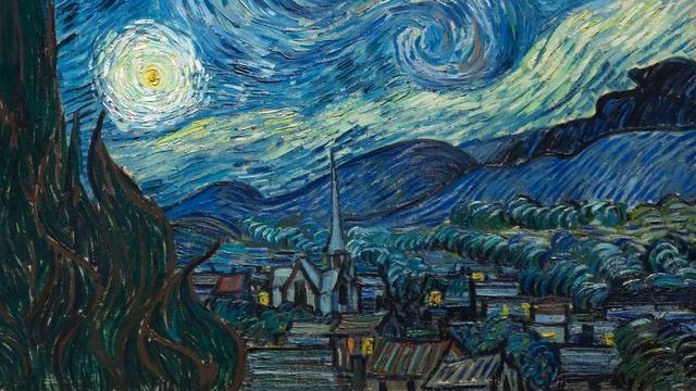 Vincent van Gogh, The Starry Night смотреть онлайн