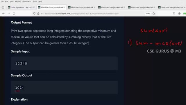 8. MINI-Max Sum || Hackerrank || Python смотреть онлайн