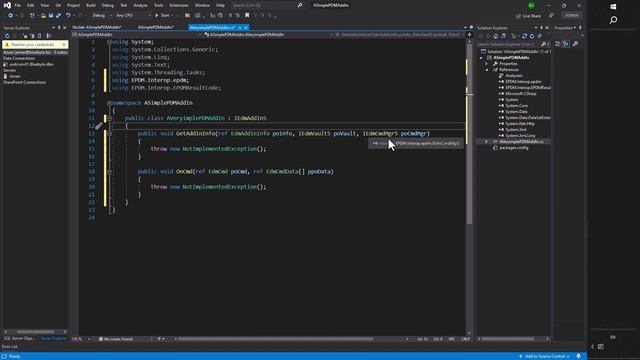 SOLIDWORKS PDM API: How to Write C# Add-ins [Course Free Preview] смотреть онлайн