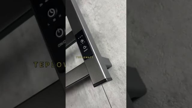 Электрический полотенцесушитель с полкой в графитовом 🩶 исполнении 53х80см, с таймером QUARDO смотреть онлайн