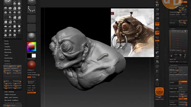 Introduzione a ZBrush 23 смотреть онлайн