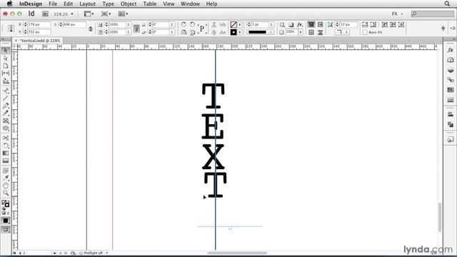 InDesign Tutorial - Setting text vertically смотреть онлайн