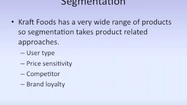 Kraft Presentation - Marketing 751