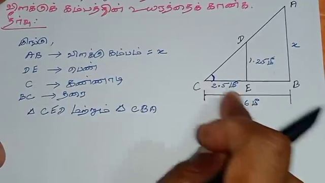 10th Maths Tamil Medium Chapter 4 Geometry Exercise 4.1 Sum 2 смотреть онлайн