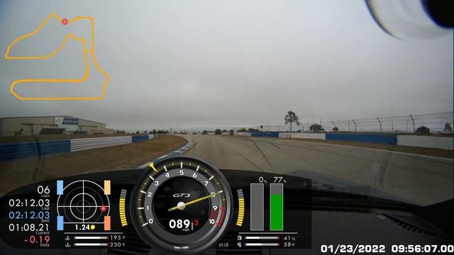GoJoe244 992 GT3 at Sebring 2:11.6 смотреть онлайн