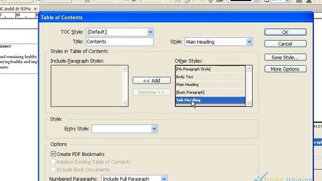 Adobe Indesign Tutorial in Tamil Table of Contents смотреть онлайн