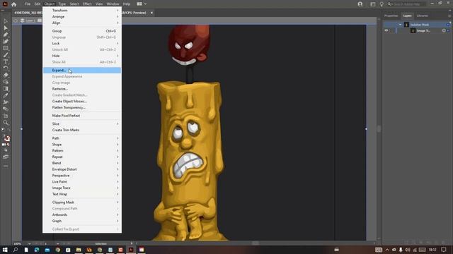 remove the pixels and convert 3D #illustrator #blender смотреть онлайн