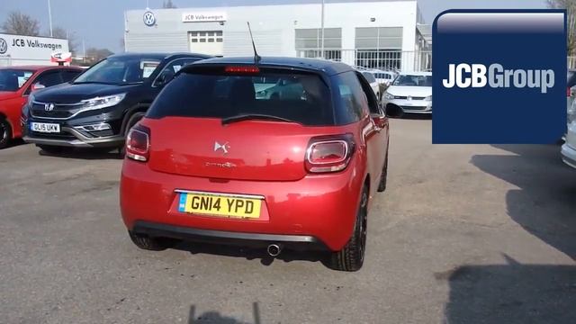 GN14YPD Citroen DS3 DSTYLE PLUS 1.6l JCB HONDA ASHFORD смотреть онлайн