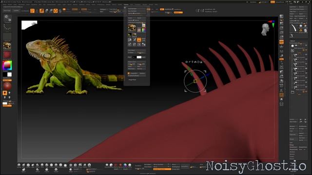 While I work #zbrush #3D #Iguana #lizard #ambientsounds смотреть онлайн