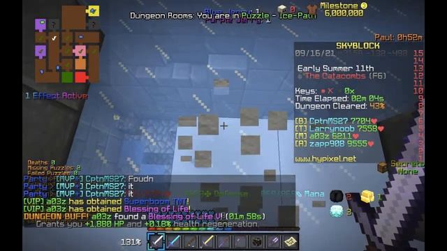 How to Complete Floor 6 With TANK | Hypixel Skyblock смотреть онлайн