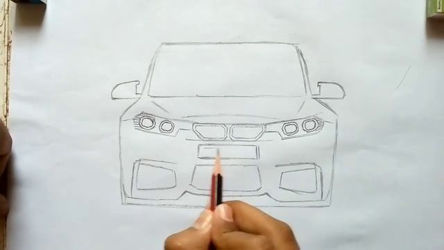 How To See BMW M5 | Car Drawing | Drawing Video | Jay Prajapati смотреть онлайн