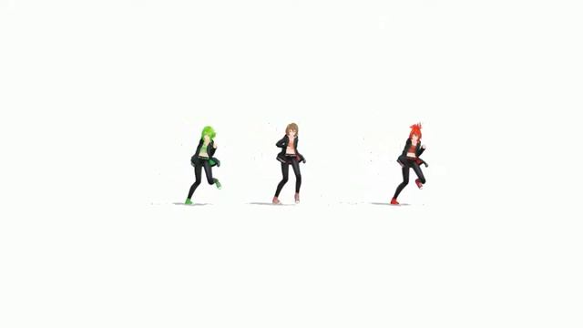 MMD#1 | Shuffle dance | anime смотреть онлайн