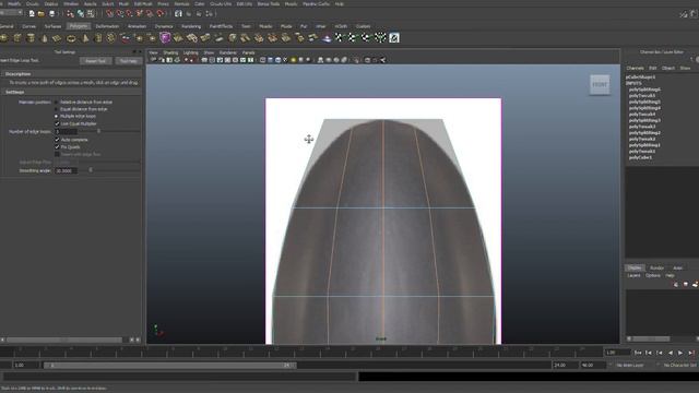 Spoon Modeling Using only "Insert Edge Loop Tool" смотреть онлайн