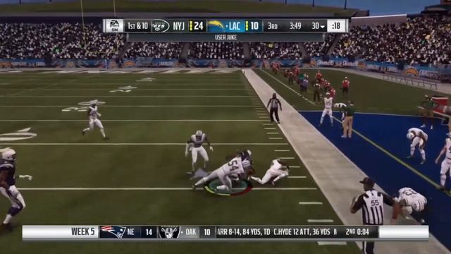 Chargers vs Jets | 24 Point Comeback Madden 23 смотреть онлайн