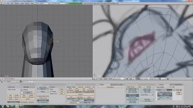 Blender 3D tutorial how to make a dragon 2.0 part 3 смотреть онлайн