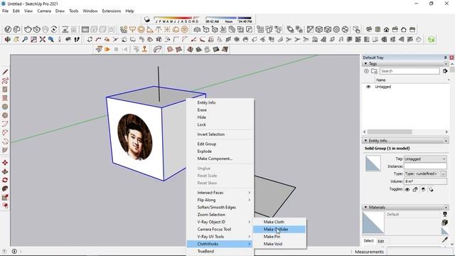 Cara Menggunakan Plugin ClothWorks di Sketchup смотреть онлайн