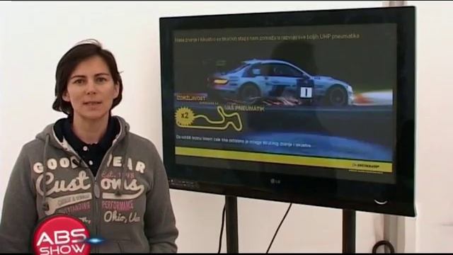 GOODYEAR DUNLOP SAVA TIRES TEST PNEUMATIKA NA NAVAK POLIGONU   ABS SHOW PRVI DEO