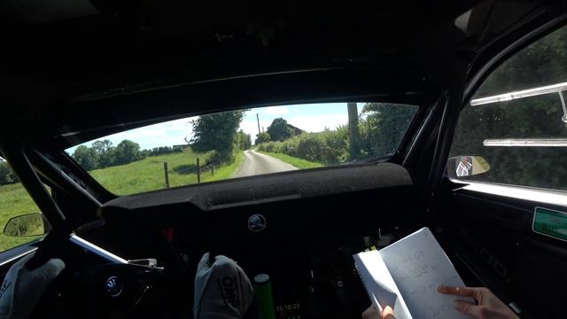Onboard rally de la Haute Senne, SS9 Salmonsart, Skoda Fabia rally 2,Emile BREITTMAYER/Alexis THOMA смотреть онлайн