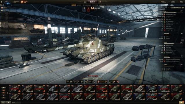 World Of Tanks - Garage Overview (RU, UK, & French)