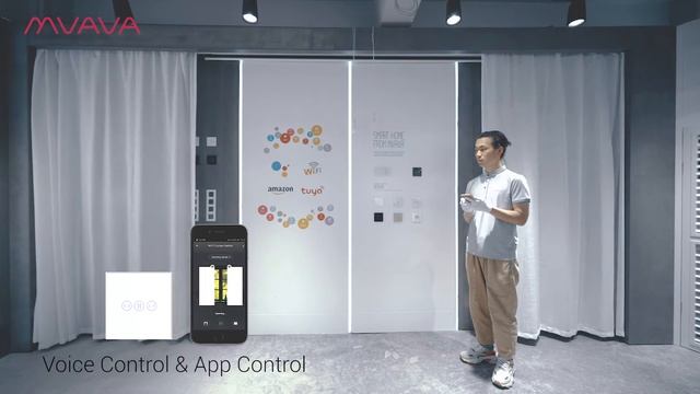 MVAVA Smart Curtain switch смотреть онлайн