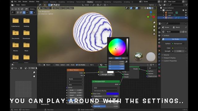 Blender Beginner Tutorial | Marble Texture in 5 Minutes смотреть онлайн