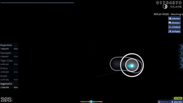 osu! | Vickeblanka - Black Rover [Extreme] 99.65% FC 395pp (FIRST 7* STAR FC!) смотреть онлайн