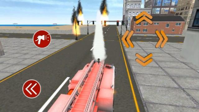 Real Fire Truck Driving Simulator - Fire Fighting Games #23 - Android Gameplay смотреть онлайн