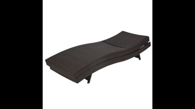 Best Choice Products Outdoor Patio Furniture PE Wicker Adjustable Pool Chaise Lounge Chair смотреть онлайн
