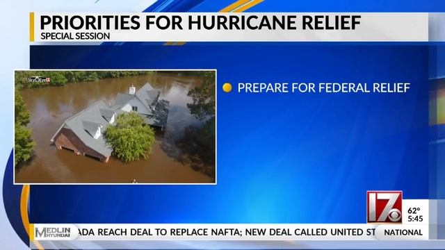 NC lawmakers take first crack at Florence recovery смотреть онлайн