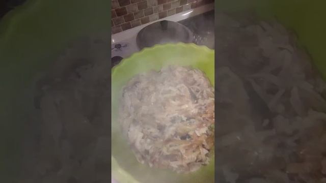 Hamının Bəyənərək Yediyi Qovrulmuş əriştə Yemeyi ( очень вкусная жареная домашняя лапша с курицей))