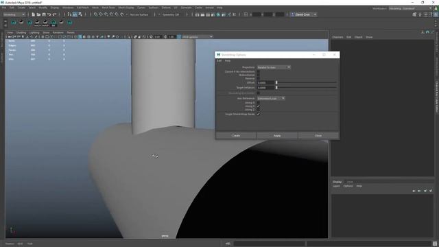 Tubes connection with maya shrinkWrap deformer смотреть онлайн