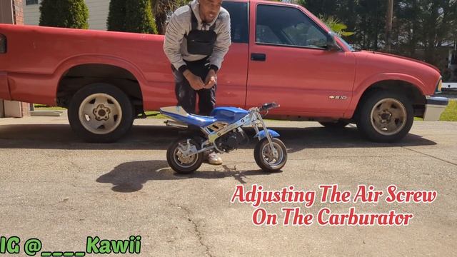 Super Carb Clean On Bogging 49cc Pocketbike... Did It Work?? смотреть онлайн