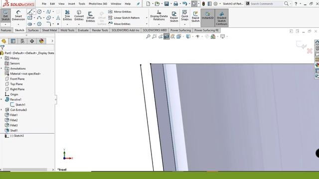 How to make Plant's pot - Solidworks Tutorial смотреть онлайн