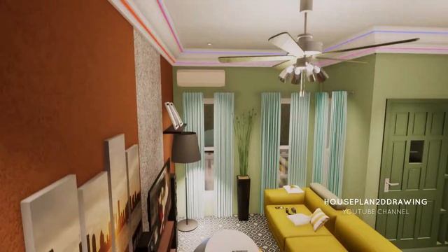7M X 8M | MODERN BEDROOM | TINY HOUSE IDEA смотреть онлайн