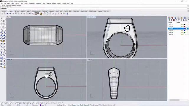 Rhino 3D CAD Technique #14: Tips on using CPlane in Rhino 3D смотреть онлайн