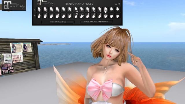 Maitreya Hand Pose AO (Mesh Body Lara v4.1) смотреть онлайн