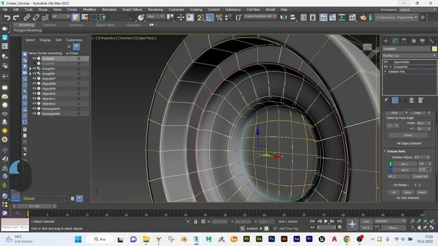 Crease Set Modifier | 3ds Max Tutorial смотреть онлайн