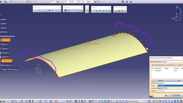 Shape Morphing with CATIA V5 смотреть онлайн