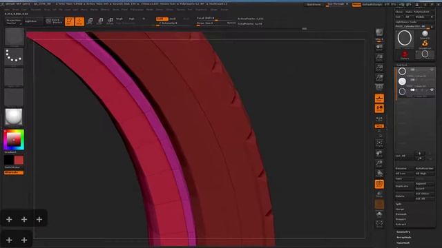 Zbrush wheel sculpting for beginners Part 01 смотреть онлайн
