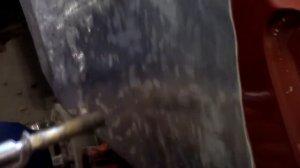 Ремонт кузова. Еще один способ усадки металла споттером.